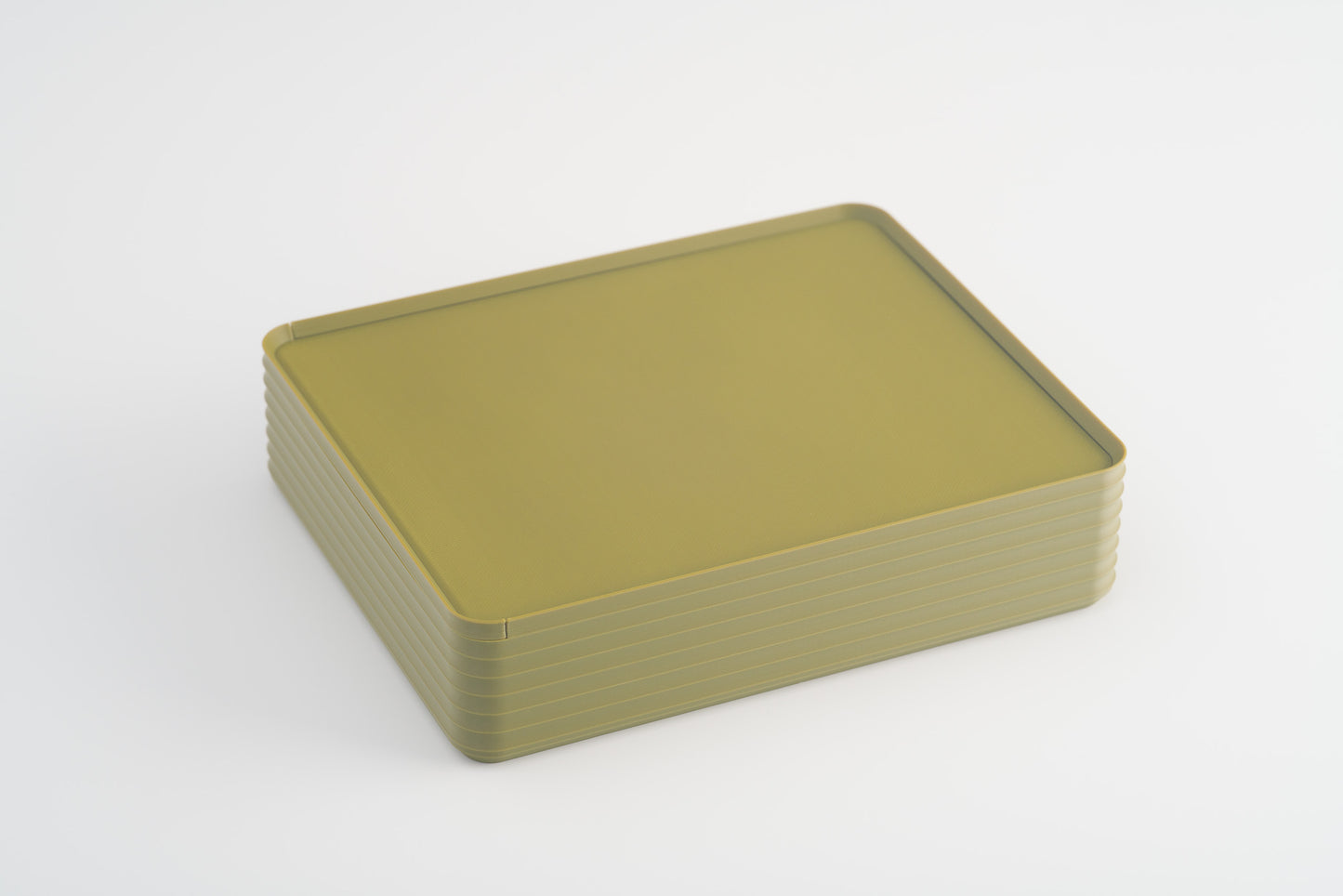 Z Co Projects Rib Series box double-wide army green displayed on a white background.