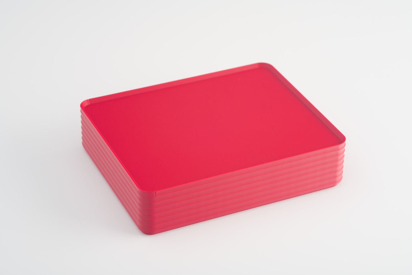 Z Co Projects Rib Series box double-wide crimson red displayed on a white background.