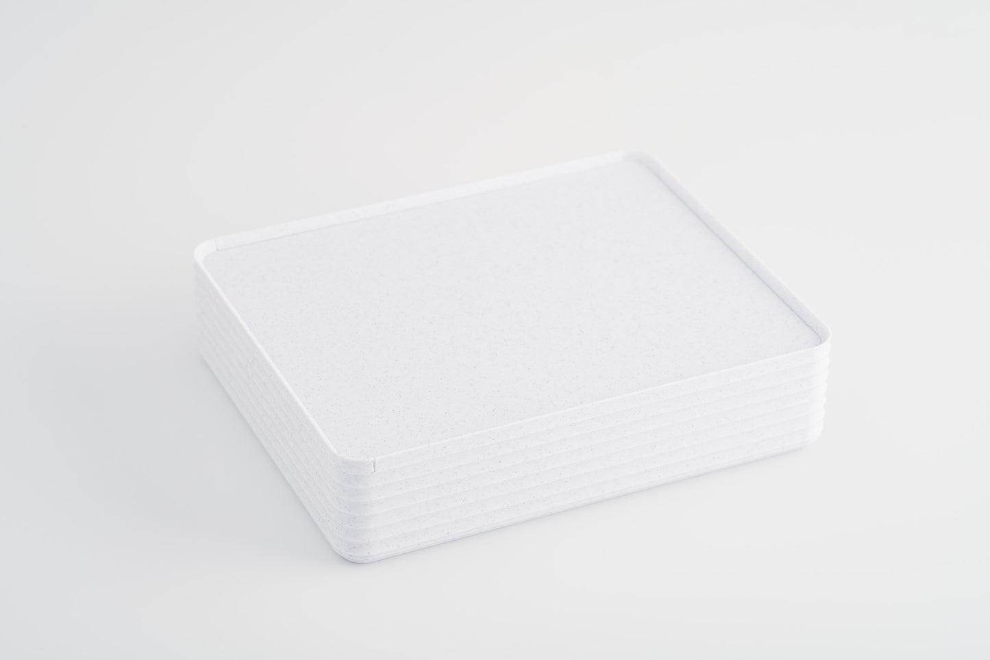 Z Co Projects Rib Series box double-wide marble white displayed on a white background.