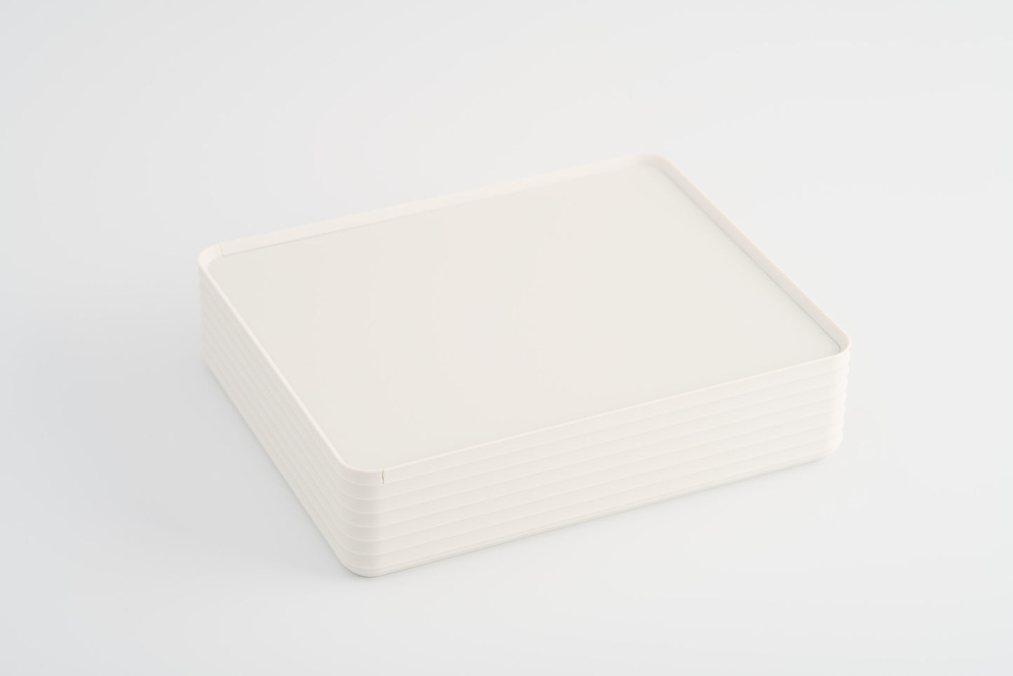 Z Co Projects Rib Series box double-wide matte bone white displayed on a white background.