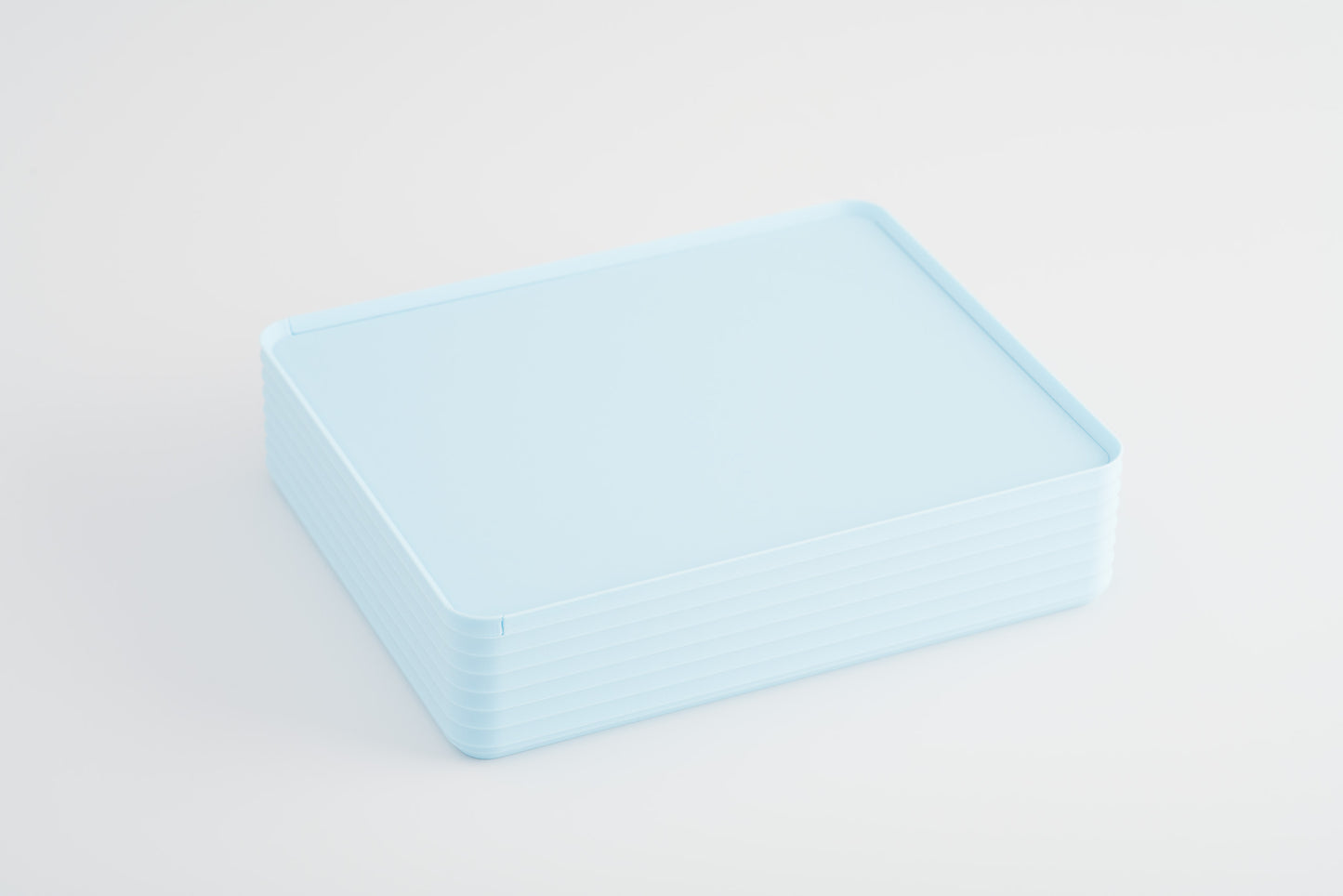 Z Co Projects Rib Series box double-wide matte ice blue displayed on a white background.