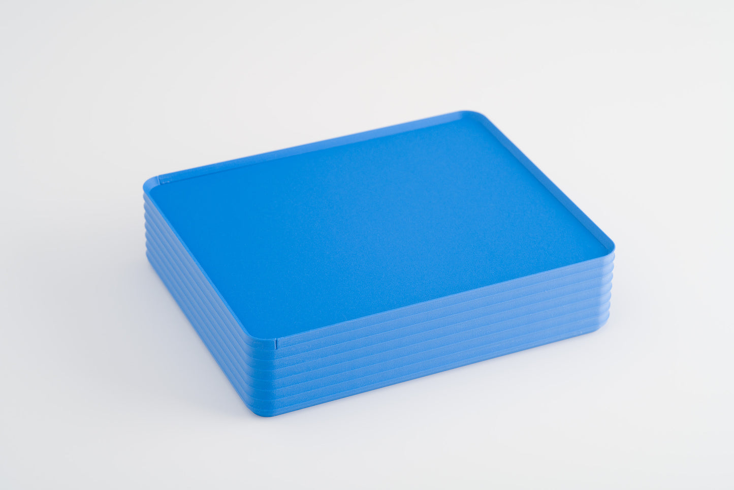 Z Co Projects Rib Series box double-wide matte marine blue displayed on a white background.