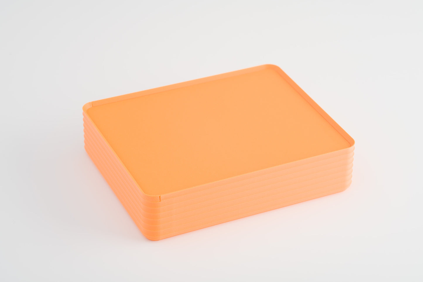 Z Co Projects Rib Series box double-wide matte sunrise orange displayed on a white background.
