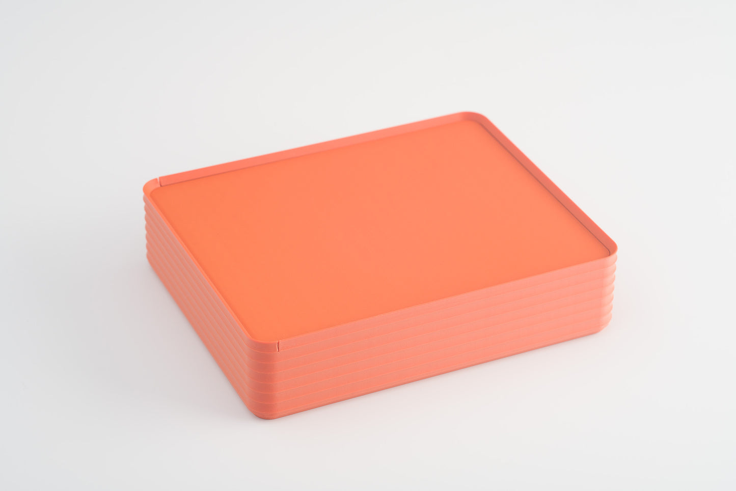 Z Co Projects Rib Series box double-wide matte terracotta displayed on a white background.