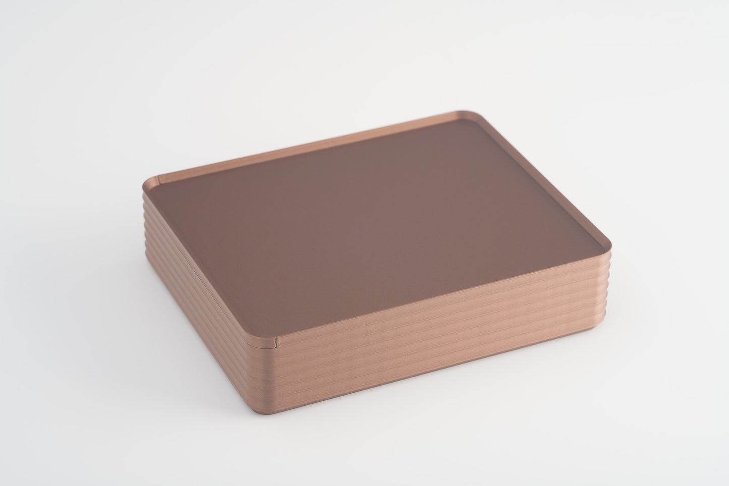Z Co Projects Rib Series box double-wide metallic copper brown displayed on a white background.