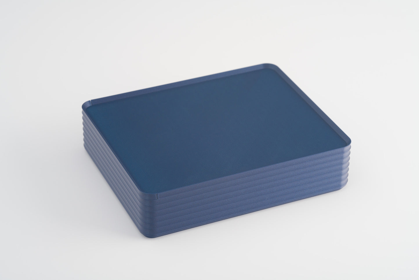 Z Co Projects Rib Series box double-wide metallic deep blue displayed on a white background.