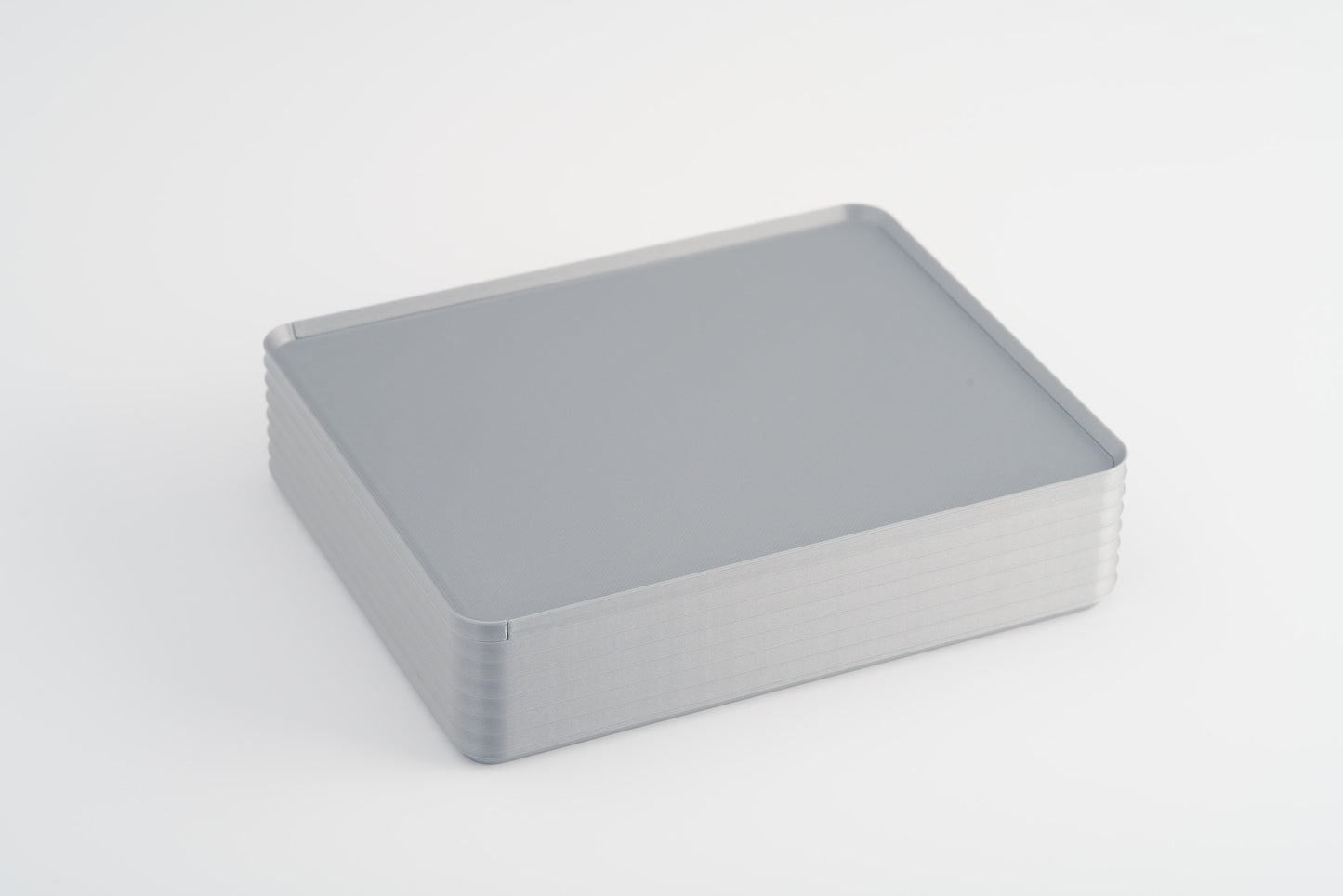 Z Co Projects Rib Series box double-wide silver displayed on a white background.