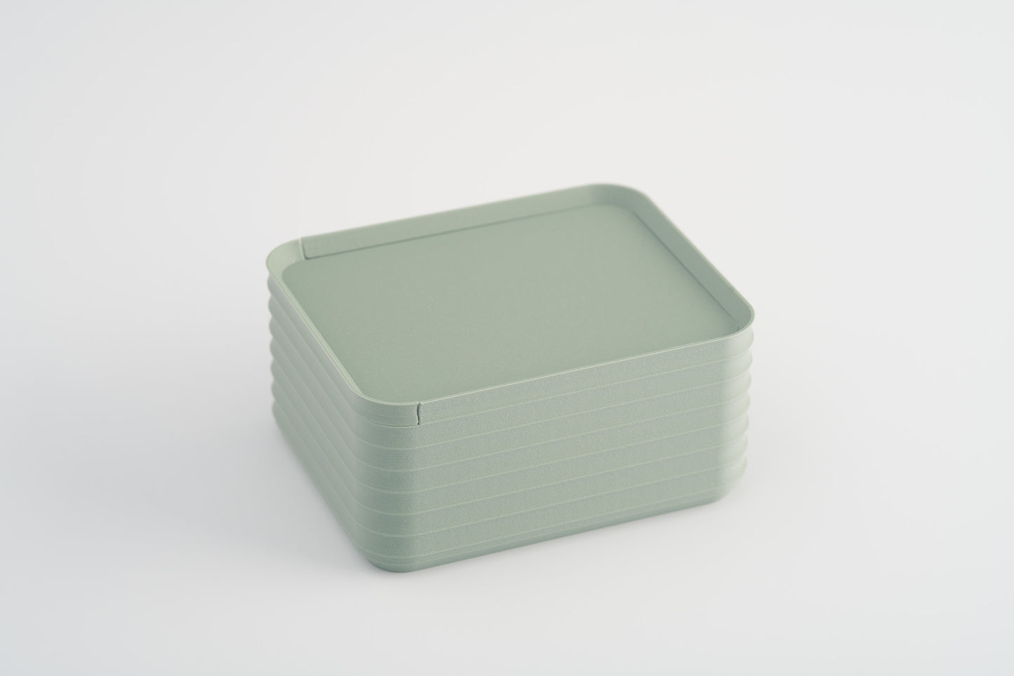 Z Co Projects Rib Series box small matte muted green displayed on a white background.