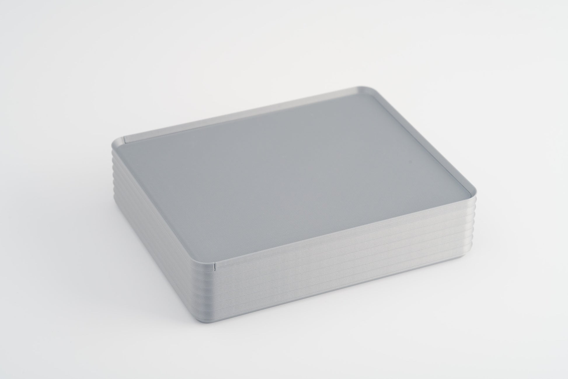 Z Co Projects Rib Series box double-wide silver displayed on a white background.