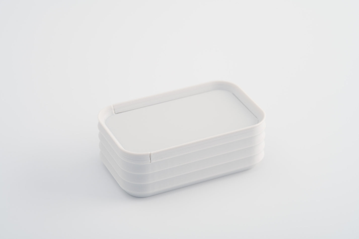 Z Co Projects Rib Series box mini light gray displayed on a white background.