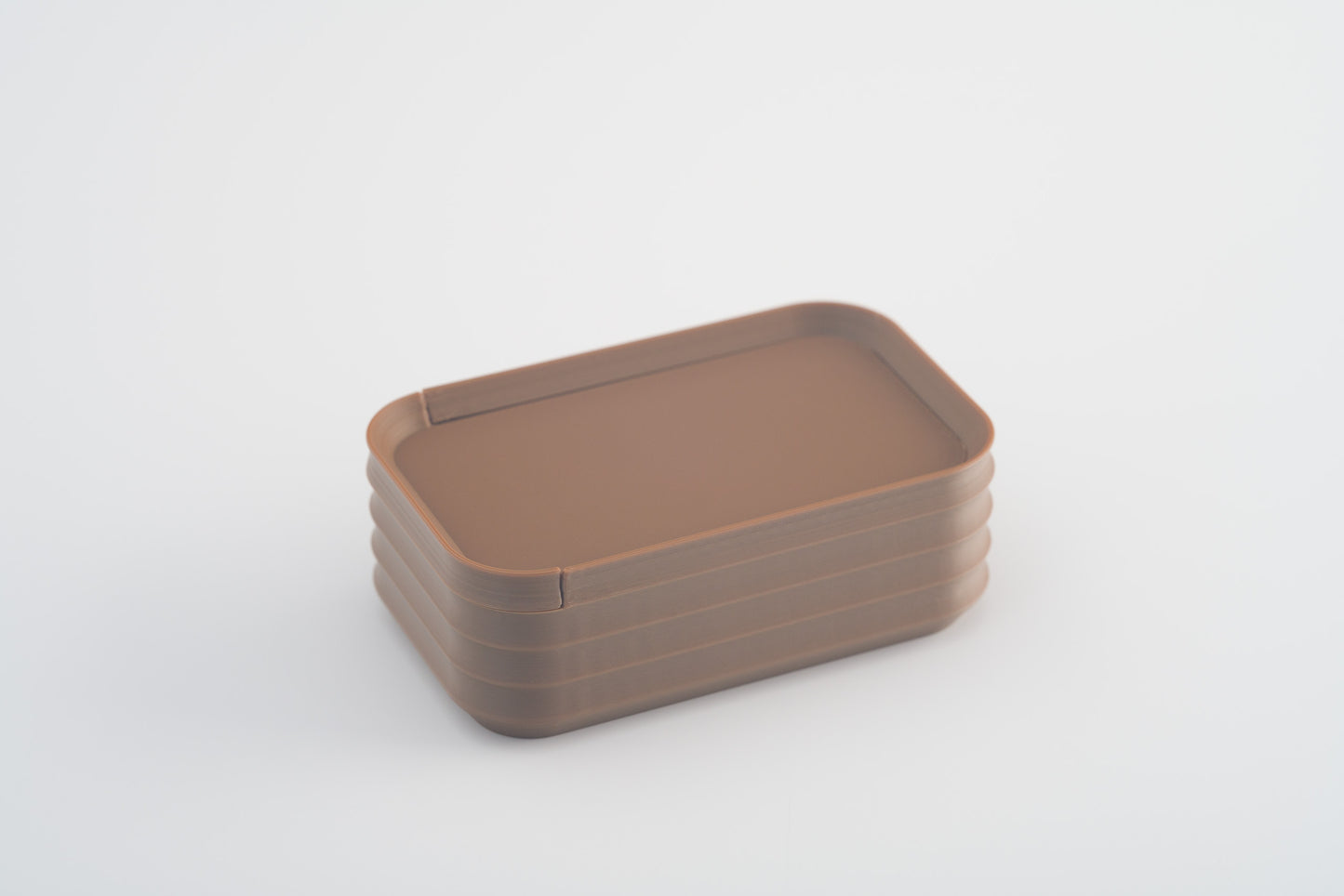 Z Co Projects Rib Series box mini cocoa brown displayed on a white background.