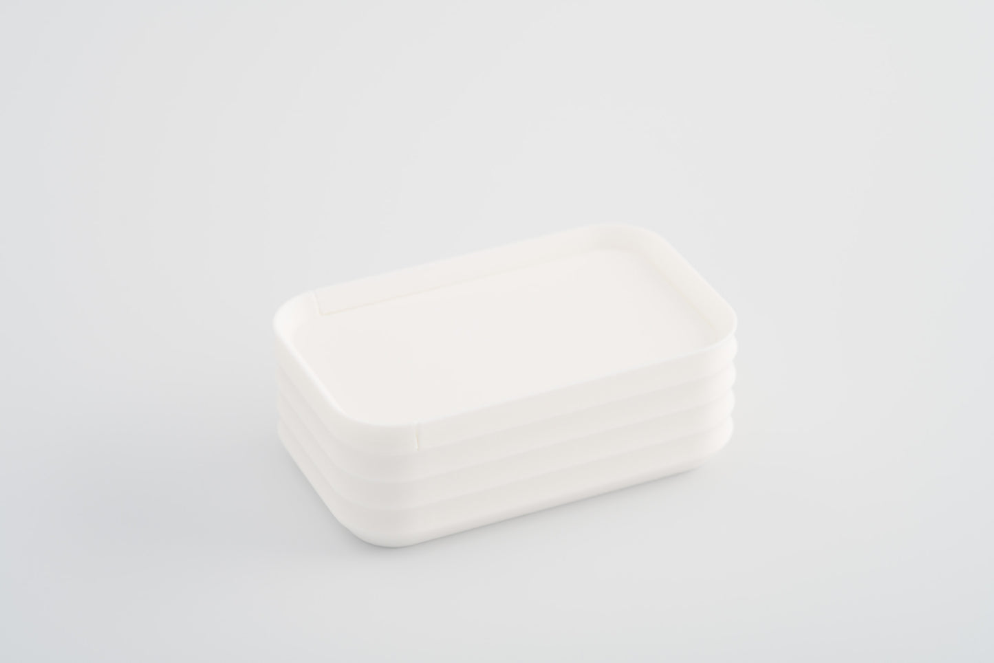 Z Co Projects Rib Series box mini matte ivory white displayed on a white background.