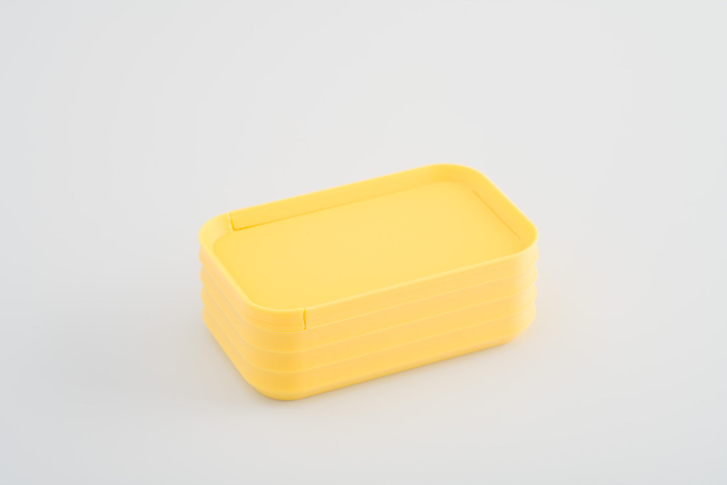 Z Co Projects Rib Series box mini matte lemon yellow displayed on a white background.