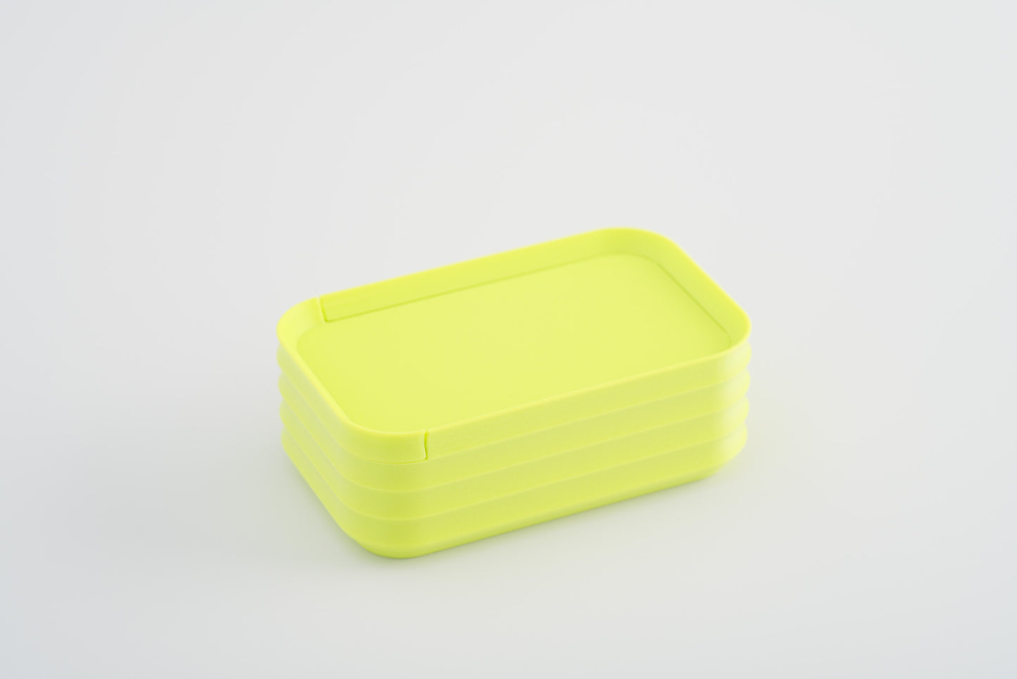 Z Co Projects Rib Series box mini matte lime green displayed on a white background.