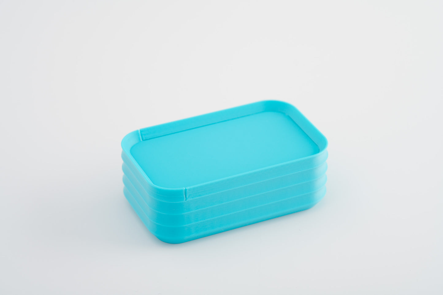 Z Co Projects Rib Series box mini turquoise displayed on a white background.