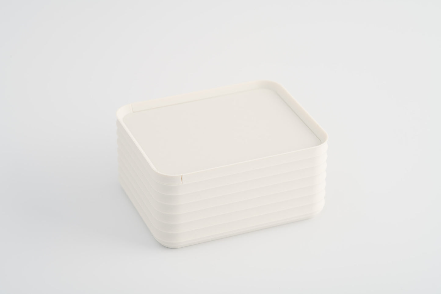 Z Co Projects Rib Series box small matte bone white displayed on a white background.