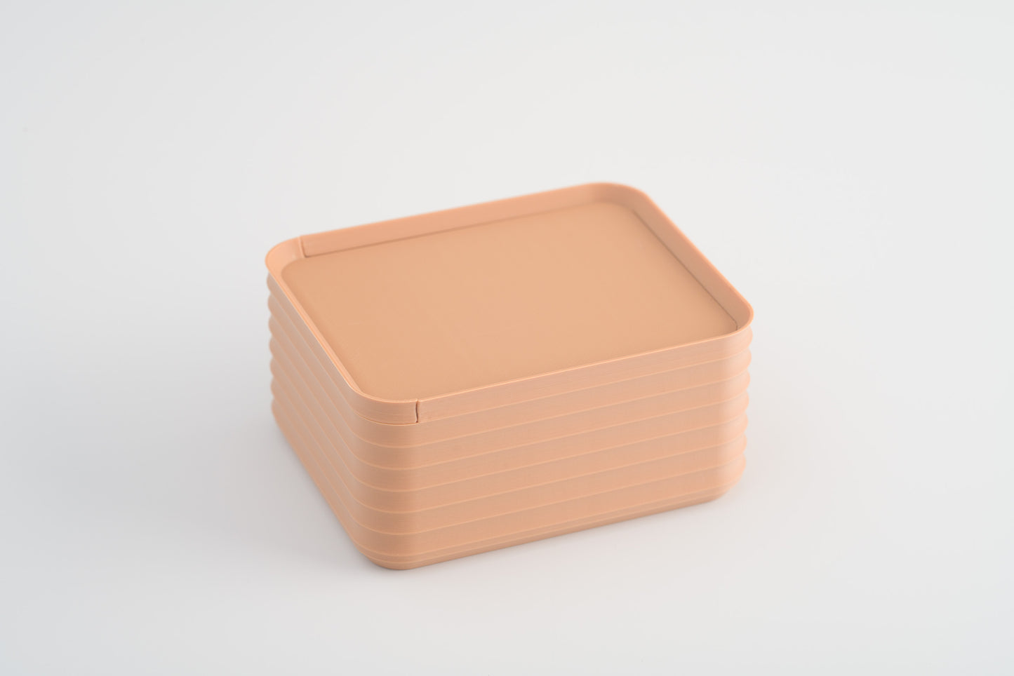 Z Co Projects Rib Series box small matte caramel displayed on a white background.