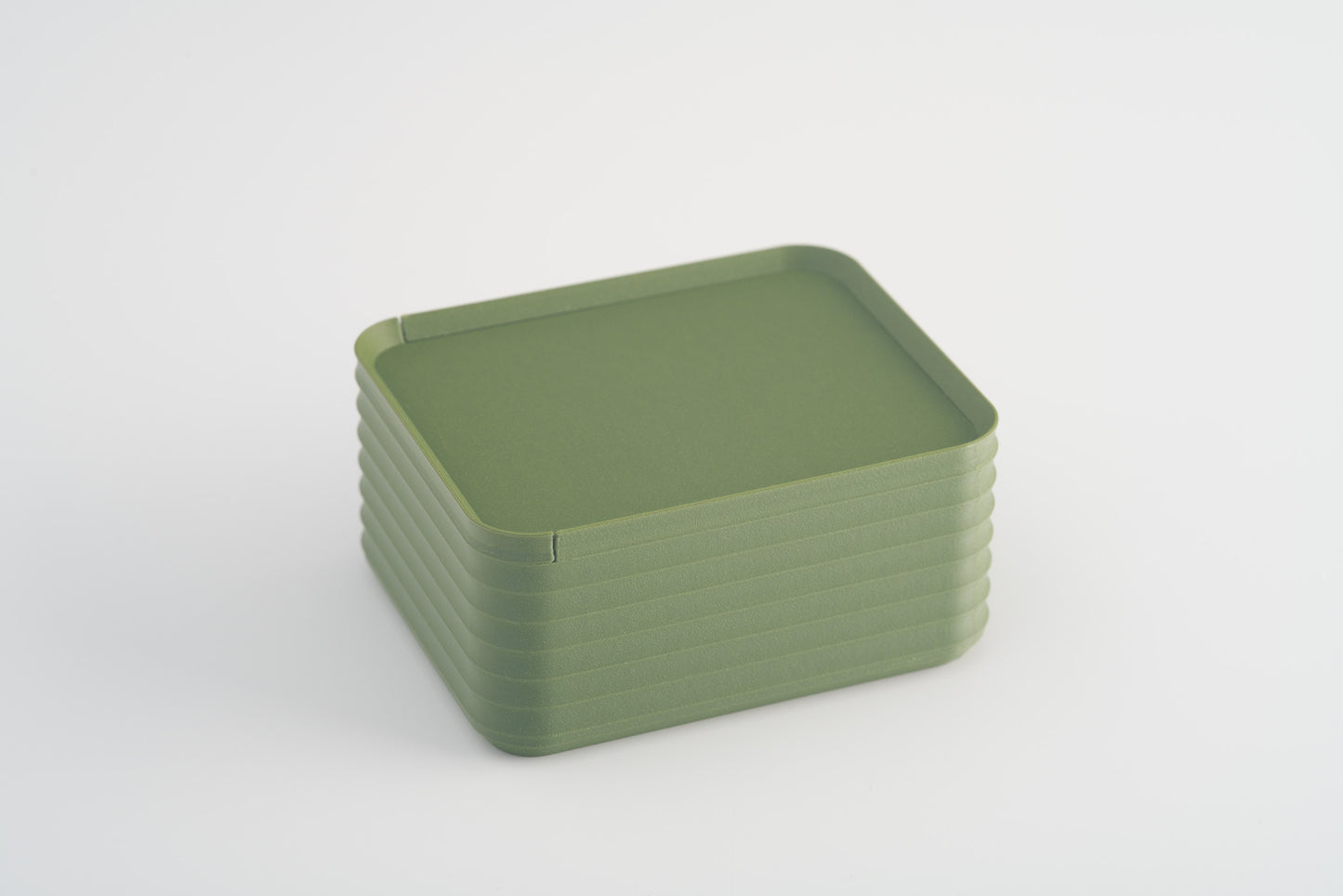 Z Co Projects Rib Series box small matte dark army green displayed on a white background.