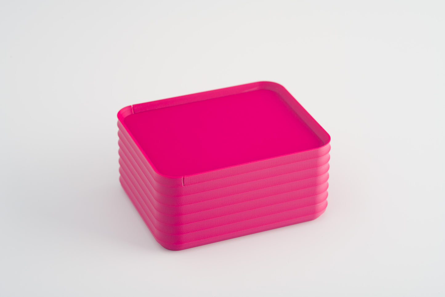 Z Co Projects Rib Series box small matte fuchsia displayed on a white background.