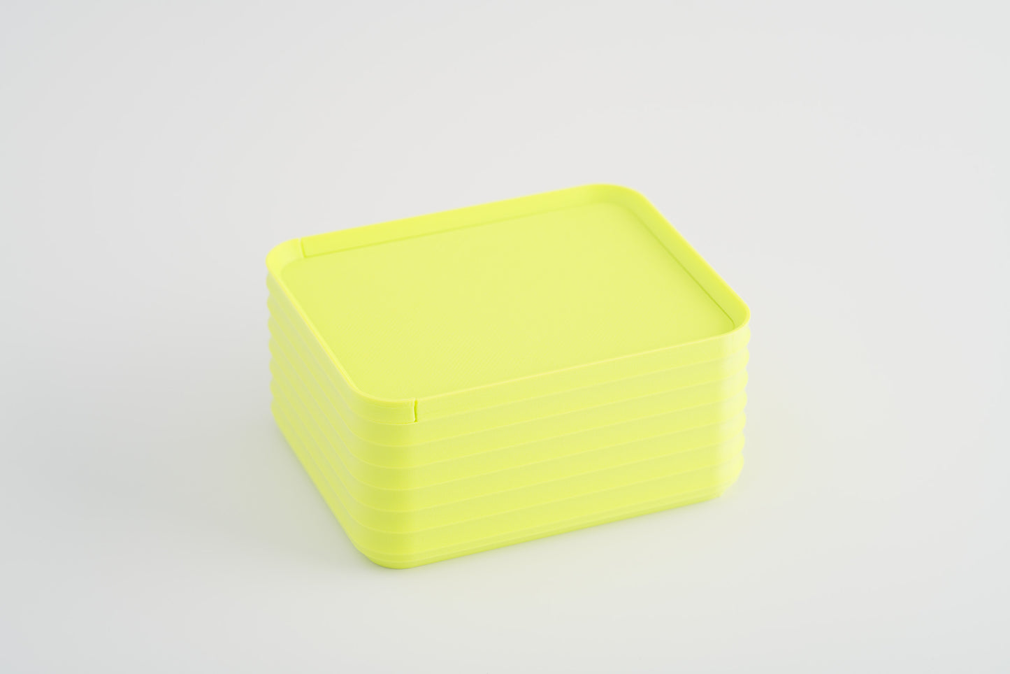Z Co Projects Rib Series box small matte lime greendisplayed on a white background.