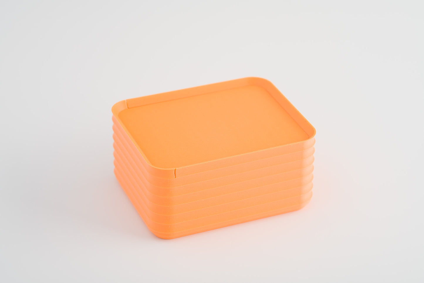 Z Co Projects Rib Series box small matte sunrise orange displayed on a white background.