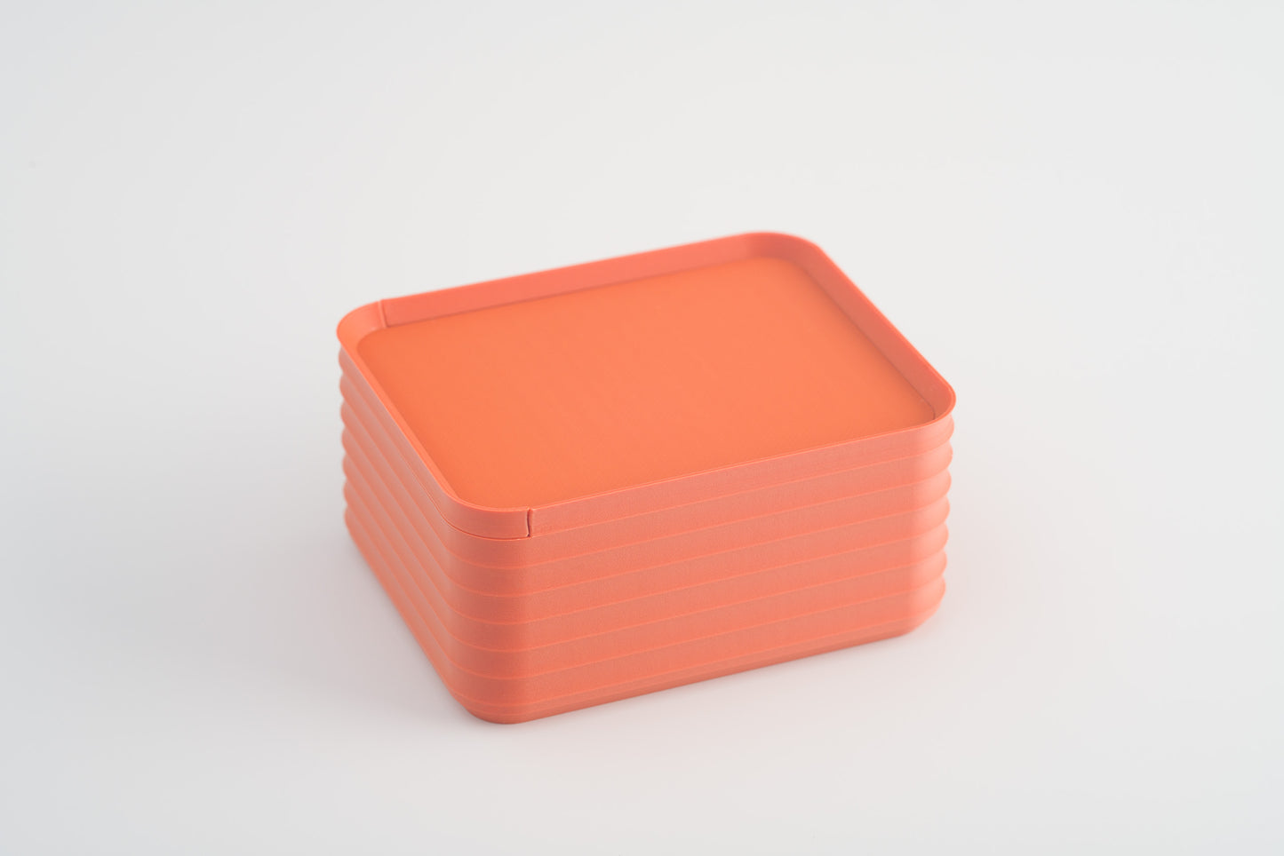 Z Co Projects Rib Series box small matte terracotta displayed on a white background.