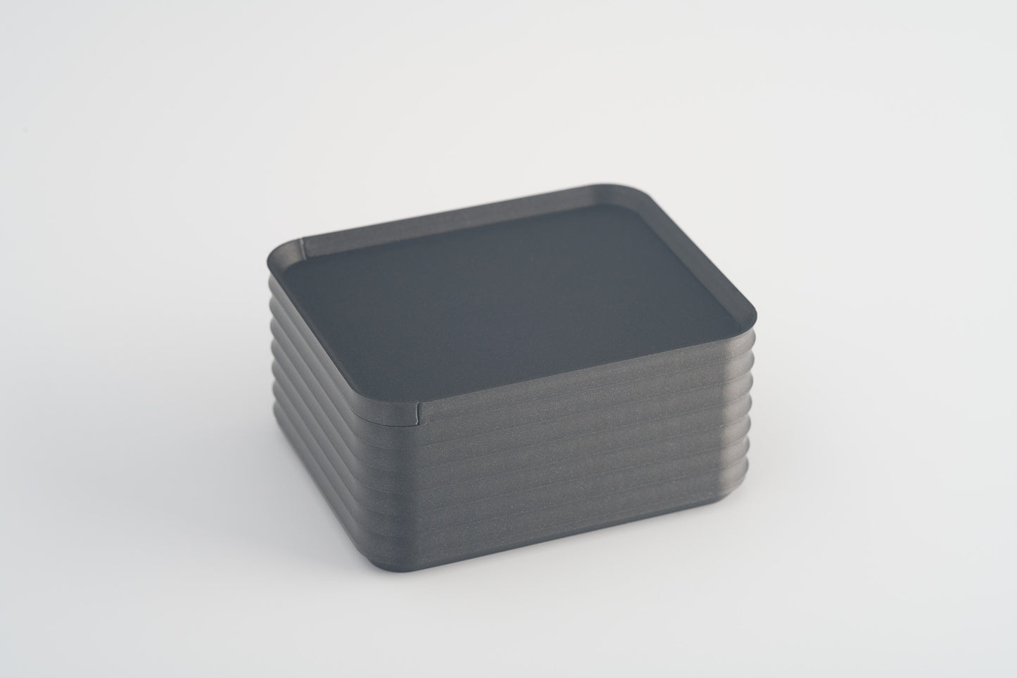 Z Co Projects Rib Series box small metallic iron gray displayed on a white background.
