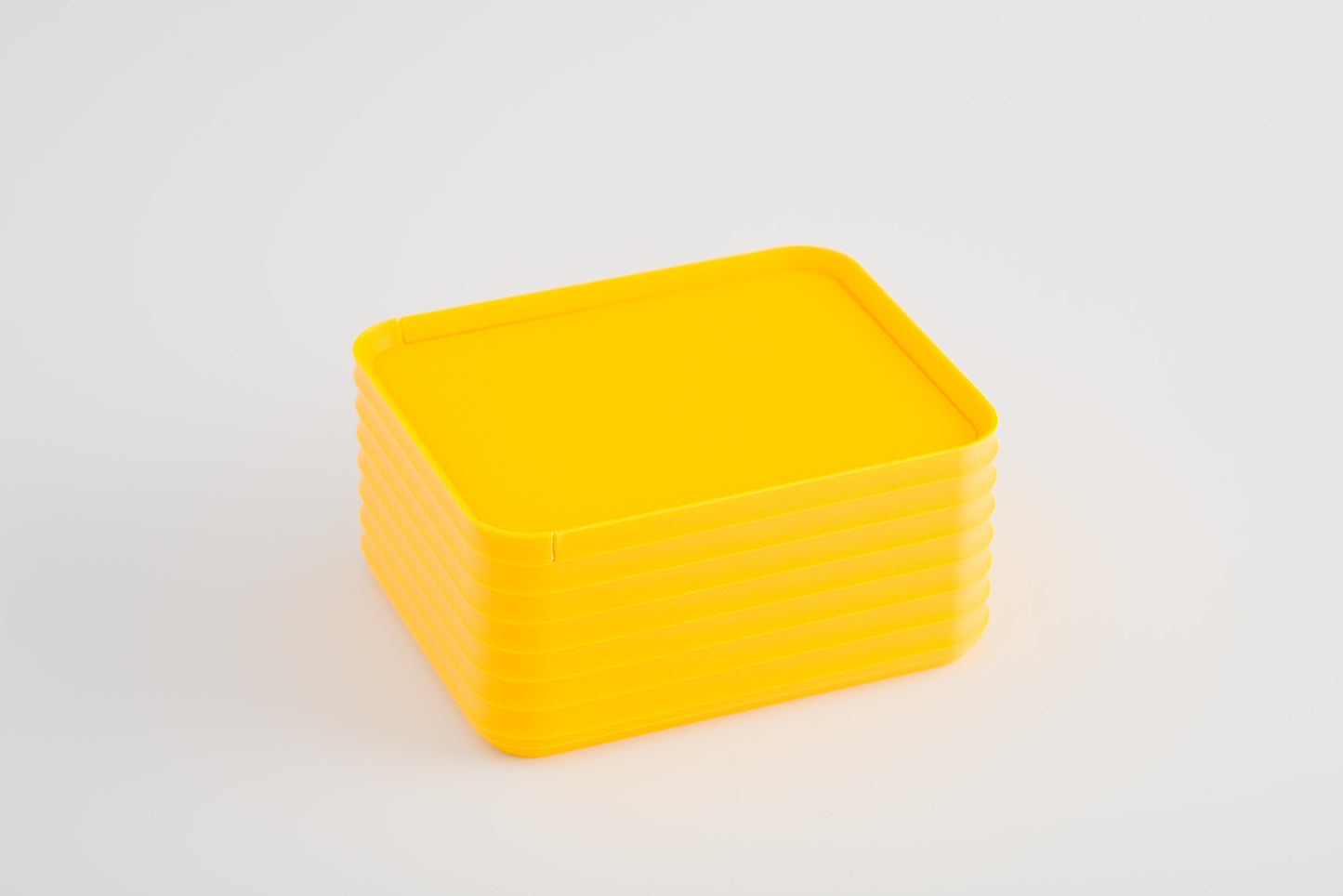 Z Co Projects Rib Series box small sunflower yellow displayed on a white background.